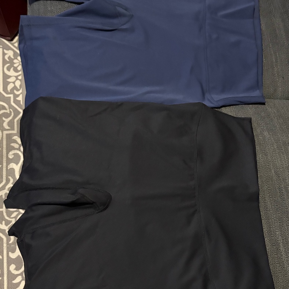 Black and Blue Athletic Shorts